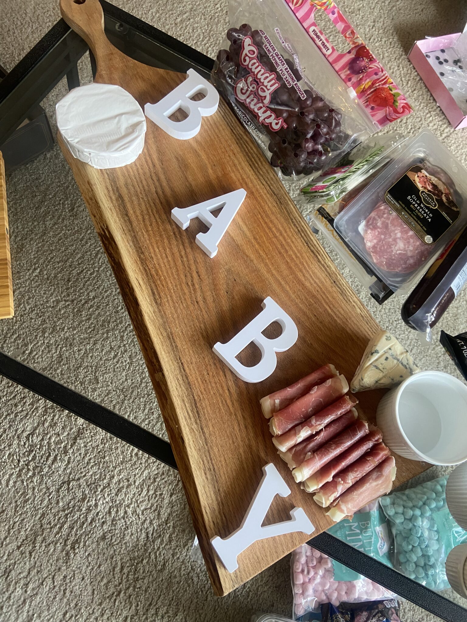 Baby Themed Charcuterie Board - Just Jennifer Renee